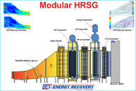 Abwärme 5T -130T HRSG erhitzt Wiederaufnahme-Dampferzeuger-Wasserschlauch-Kessel